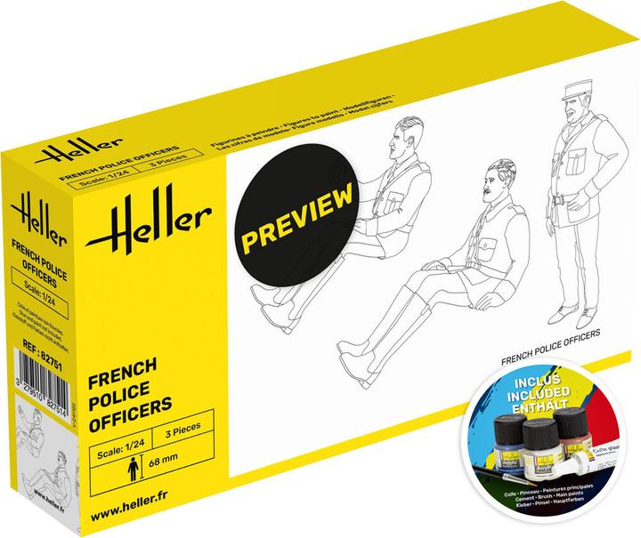 Immagine prodotto Heller STARTER KIT Agenti di polizia francesi