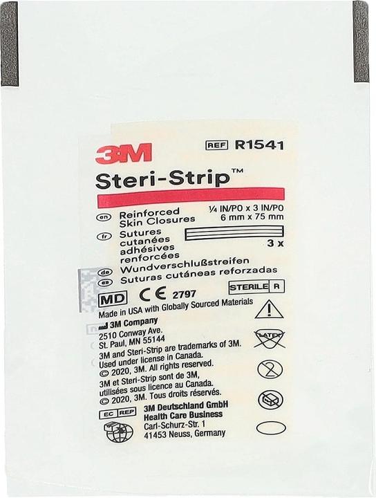 Immagine prodotto 3M Strisce di chiusura della ferita bianche rinforzate 12 x (12 x)