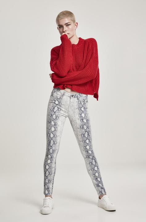 Immagine prodotto Urban Classics Pantaloni skinny in twill elasticizzato da donna (26)