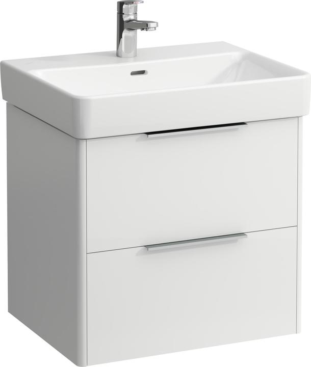 Actual product image Laufen Base vanity unit, 2 drawers, 570x440x530mm, for washbasin H810963, H402232110 (57 x 44 x 57 cm)