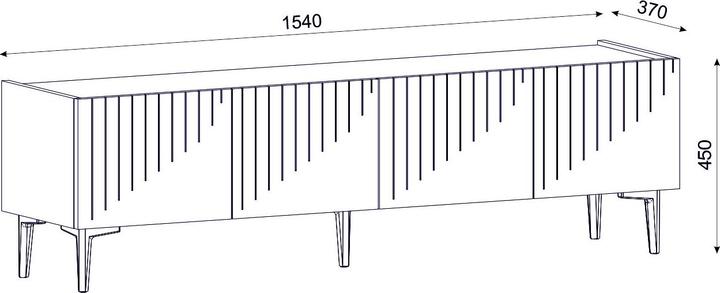 Produktbild Kalune Design Cheyenne (154 x 37 x 45 cm)