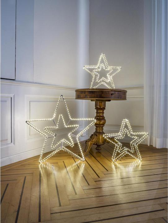 Image du produit STT 3D LED Étoile double Argento 420 LED, Ø 58 cm