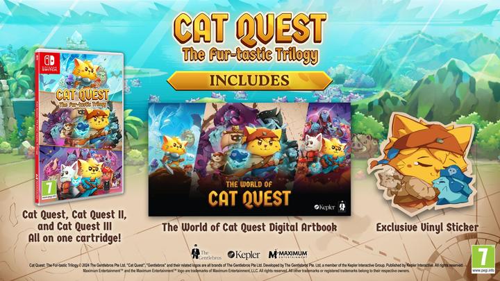 Actual product image Maximum Games Cat Quest: The Fur-tastic Trilogy (Switch)