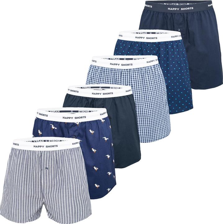 Immagine prodotto Happy shorts Mix Boxer (XXL, confezione da 6)