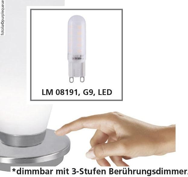 Immagine prodotto Paul Neuhaus lampada da tavolo LED in acciaio (245 lm, G9)