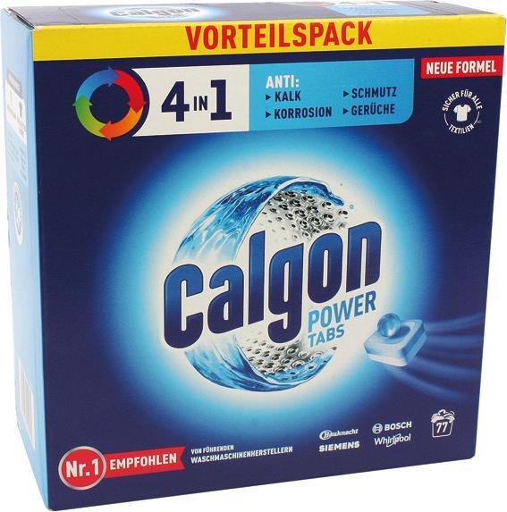 Actual product image Calgon 4in1 Tabs