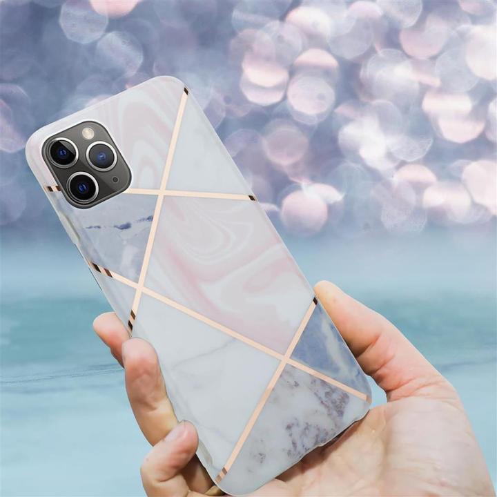 Actual product image Cadorabo IMD TPU Colorful Marble Cover (Apple iPhone 11 Pro Max)