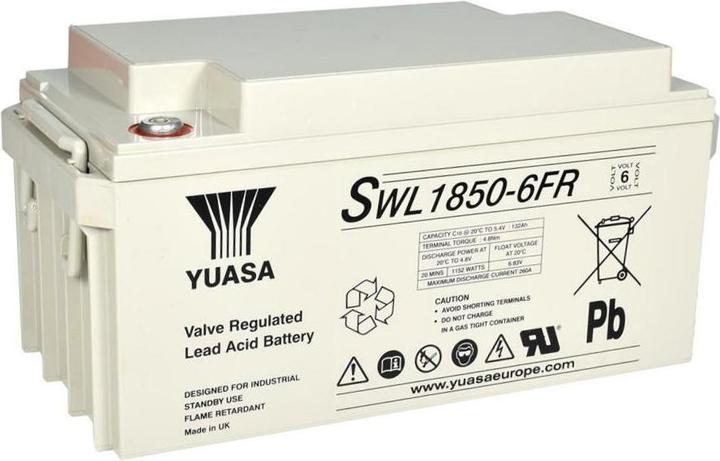 Image du produit Yuasa SWL1850-6FR Batterie UPS 6V 148Ah - Longlife (6 V, 148 Ah)