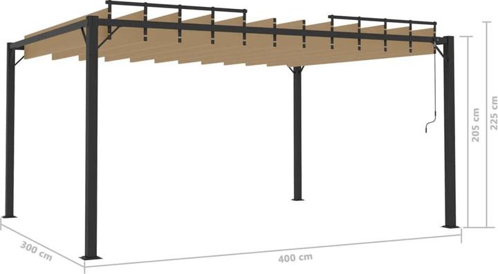 Image du produit VidaXL Charmine (300 cm, 400 cm)