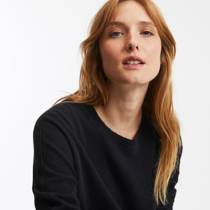 Actual product image La Redoute Collections Kaschmir-Pullover mit rundem Ausschnitt (M)