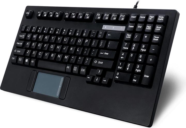 Actual product image Adesso EasyTouch™ 425UB – Touchpad Keyboard including Rackmount qwERTY layout (US, Cable)