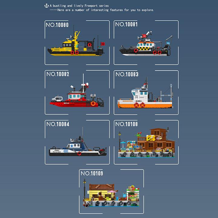 Image du produit Mould King Bateau de police