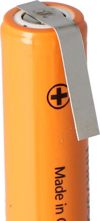 Panasonic Sanyo HR-AAAU NiMH rechargeable battery Micro AAA Flat Top with soldering lug in U-shape (AAA, 730 mAh)