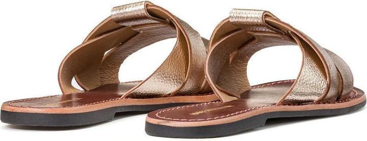 Image du produit La Redoute Collections Mules en cuir métallisé (39)