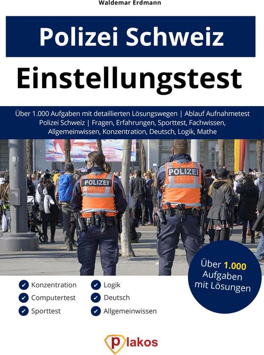 Image du produit Einstellungstest Polizei Schweiz (Allemand, Waldemar Erdmann, 2020)