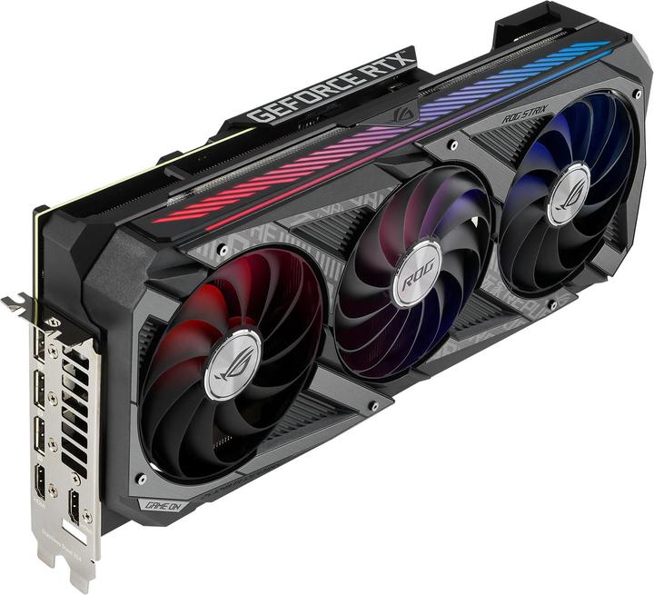 Actual product image ASUS ROG-STRIX-RTX3080-O12G-GAMING,HDMI,DP,Activ (12 GB)