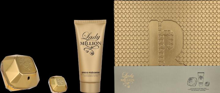 Produktbild Paco Rabanne Lady Million Edp Spray 80 ml Sets (Eau de Parfum, 185 ml)