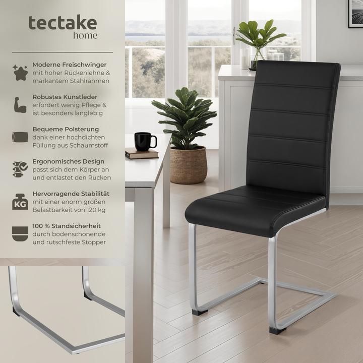 Immagine prodotto tectake 4 x sedia a dondolo