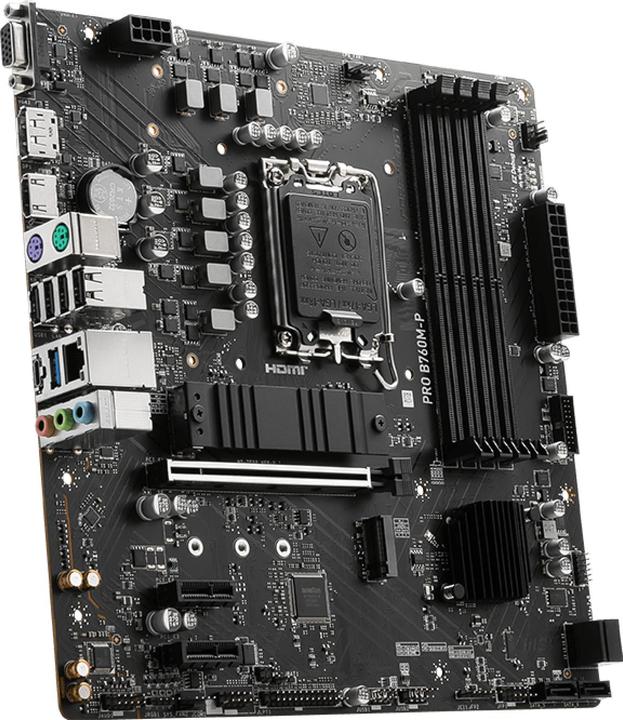 Immagine prodotto MSI PRO B760M-P (LGA 1700, Intel B760, mATX)