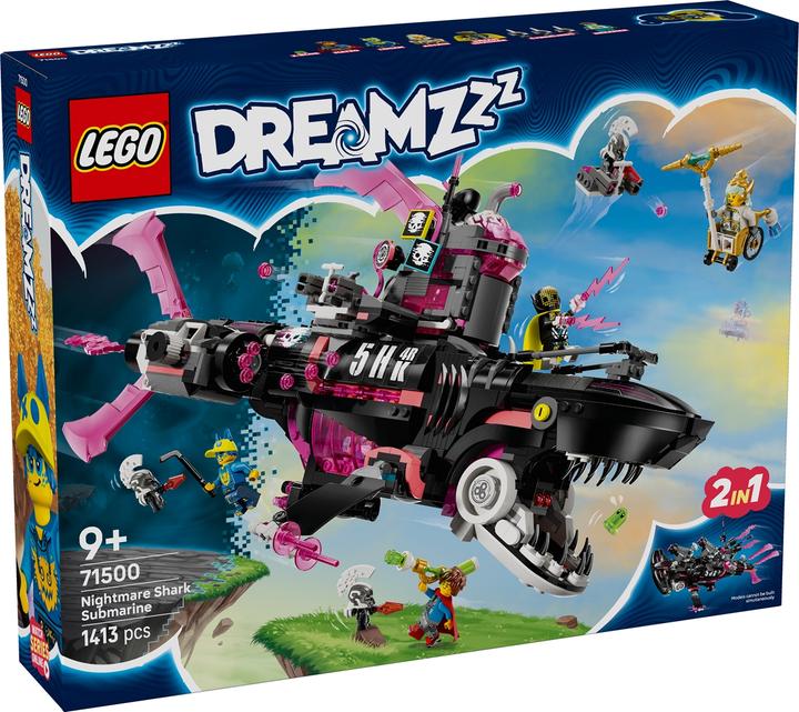 Actual product image LEGO Albtraumhai-U-Boot (71500, LEGO Dreamzzz)