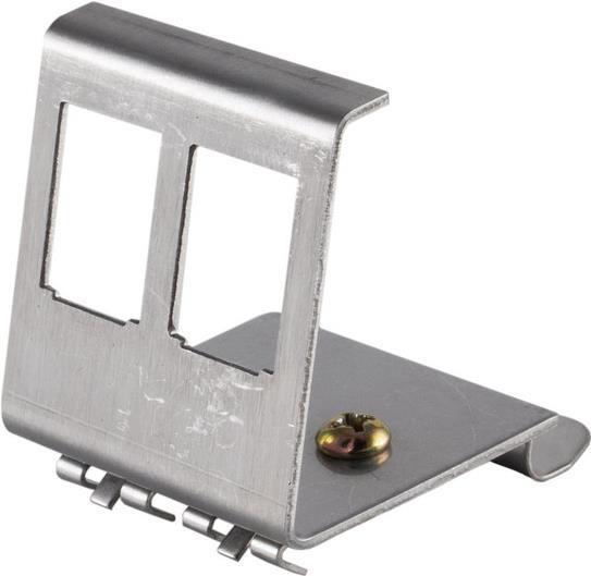 Image du produit Shiverpeaks S/CONN maximum connectivity Support d'adaptateur réseau Keystone pour rail DIN, 2x, STP (Accessoires réseau)