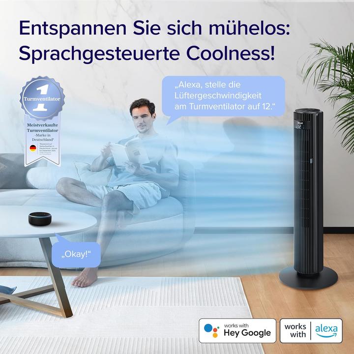Produktbild Levoit Smart Turmventilator (25 dB)