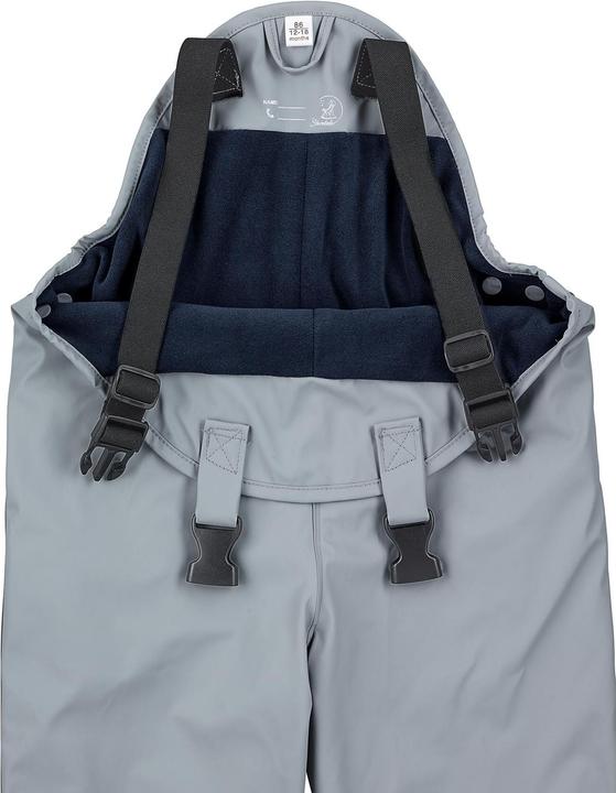 Image du produit Sterntaler Salopette de pluie doublée Gris fumé T. 110 (110)