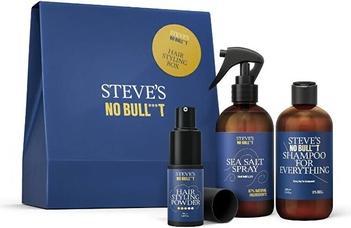 Produktbild Steve´s No Bull***t Steve's - Stev's box hair style (Shampoo. Sea Salt Spray. Hair Styling Nano Powder) (Haarpflege set)