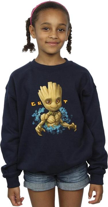 Immagine prodotto Guardians of the Galaxy Groot Flowers Felpa Ragazze (140, 146)
