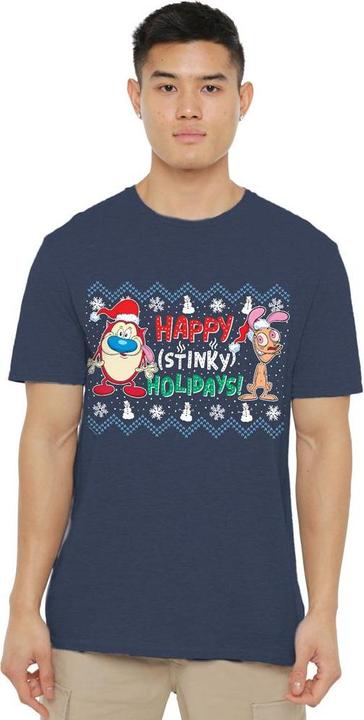 Produktbild Ren & Stimpy Happy Stinky Holidays TShirt (XL)