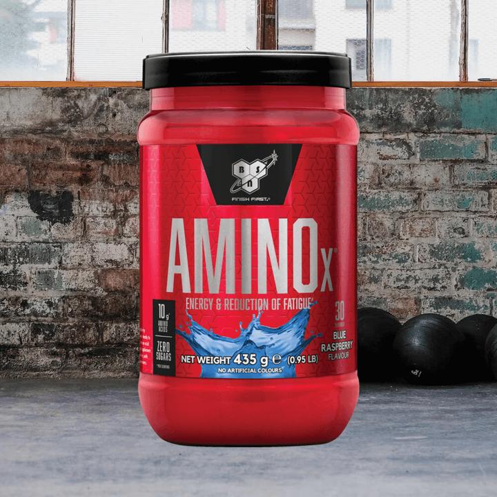 Actual product image BSN Amino X (Raspberry, 1 pcs., 435 g)
