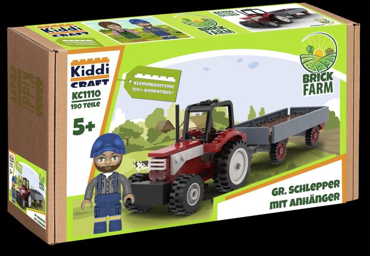 Immagine prodotto Kiddicraft Grande trattore con rimorchio
