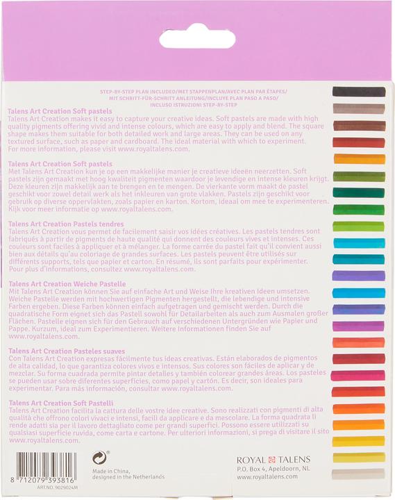 Produktbild Talens Weiche Pastelle Set 24# (Mehrfarbig, 24 x)