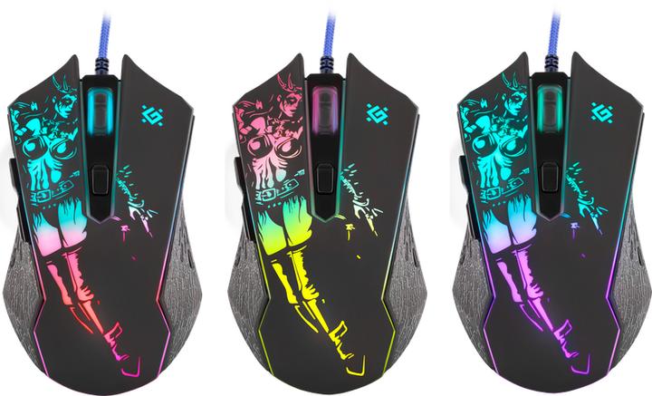 Produktbild Defender Gaming, kabelgebunden, optische Maus GM-933 SIN'SISTER 7200dpi 6P hintergrundbeleuchtet (Kabelgebunden)