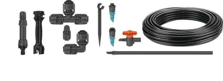 Sistema a micro-goccia Set aiuola per ortaggi e fiori (Set per l'irrigazione a goccia)