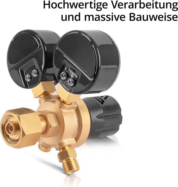 Immagine prodotto Stahlwerk Mini riduttore di pressione Regolatore di pressione 200 bar per miscela argon CO2