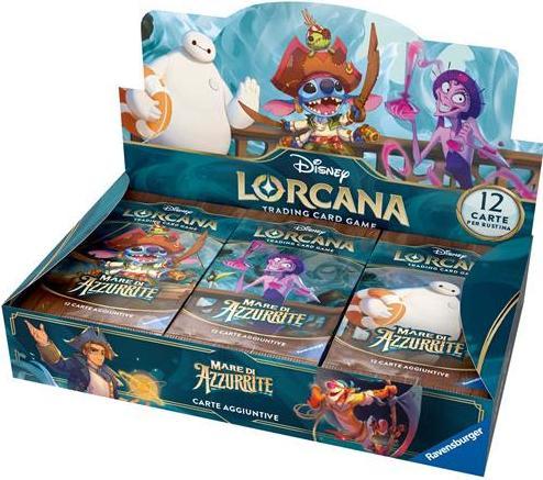Immagine prodotto Disney Lorcana Box 24 Buste: Mare di Azzurrite ITA (Display del booster)