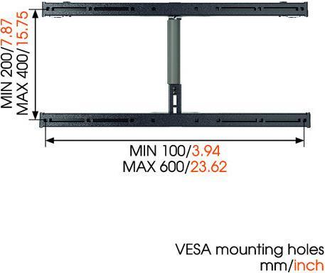 Produktbild Vogels THIN RC355, LED/LCD Wandhalterung, Motorbetrieben (Wand, 25 kg)