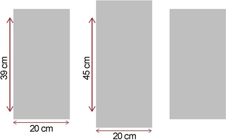 Produktbild Wallxpert Kimora (20 x 39 cm, 20 x 45 cm, 66 x 45 cm)