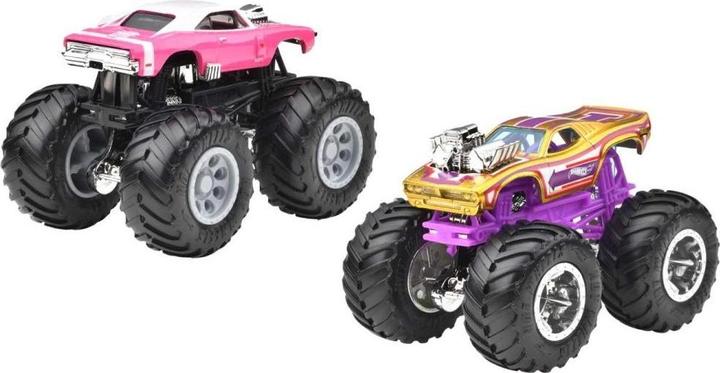 Produktbild Hot Wheels Monster Trucks 2er-Pack Dodge Charger vs Rodger Dodger