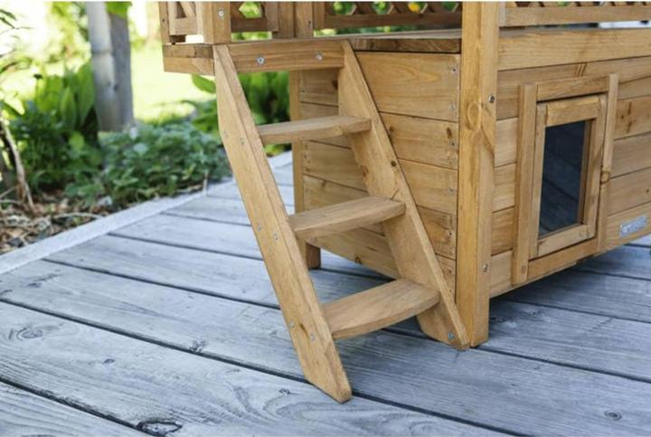 Actual product image Kerbl Katzenhaus Lodge (73 cm, Brown)