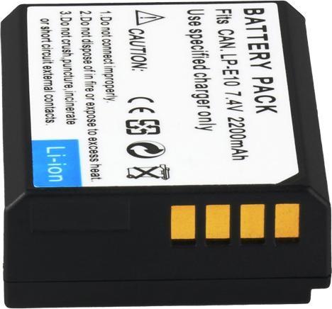 Image du produit Acconic Batterie f. Canon LP-E10 EOS 1200D EOS1100D EOS-1100D T3 X50