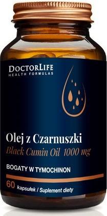 Actual product image Doctor Life Black Cumin Oil olej z czarnuszki 1000mg 60 kapsułek (Body lotion)