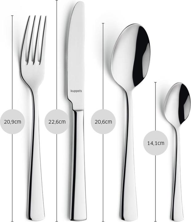 Produktbild Kuppels Besteckset 2 B0959 Flair (24 Stück, Besteck Set)