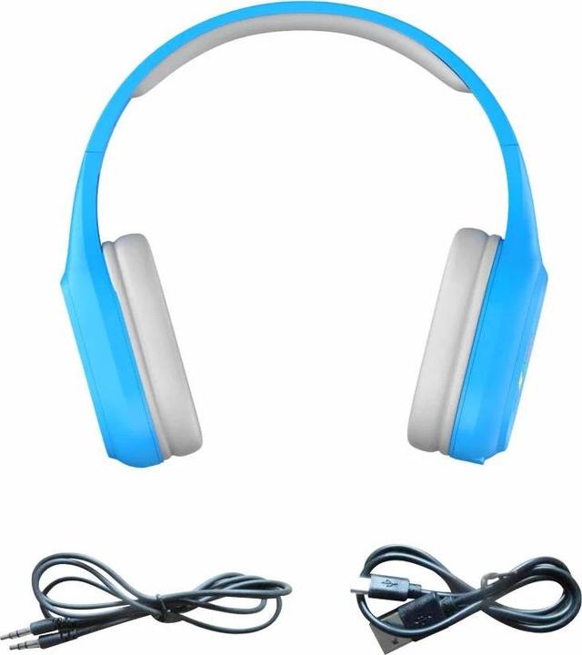 Actual product image Manta Wireless Headband for Kids HDP802BL blue (No noise cancelling, 8 h, Cable)