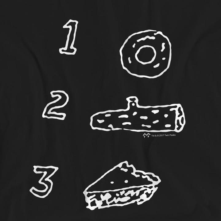 Produktbild Twin Peaks Pie Log Donut TShirt (S)