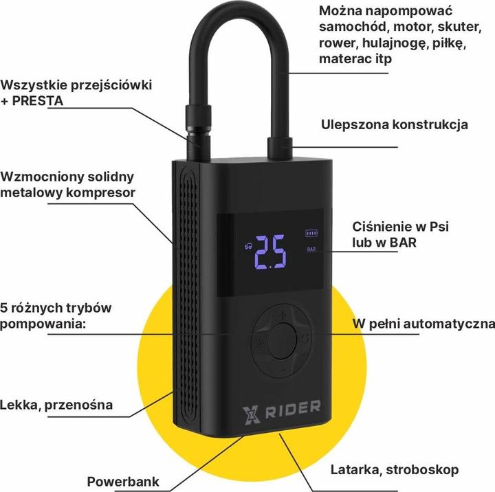Actual product image Manta Pompka Elektryczna XRIDER P01