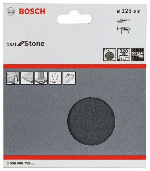 Produktbild Bosch Professional Zubehör PRO F355 Schleifblatt, 125 mm, G320 (320)
