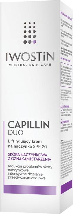 Actual product image Iwostin Capillin Duo, lifting cream for the SPF20 capillaries, 40 ml (40 ml, SPF 20)