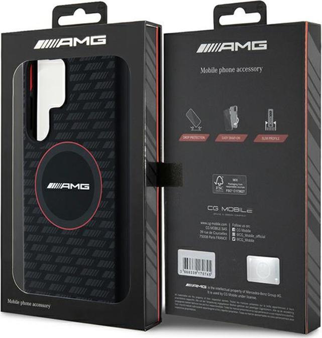 Immagine prodotto Mercedes AMG AMHML23SMRK S928 czarny/nero hardcase Silicone Carbon Pattern MagSafe (Samsung Galaxy S24 Ultra)